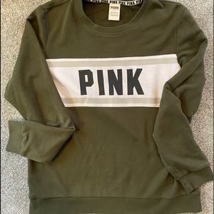 Victorias Secret PINK women's crew sweatshirt...size Large